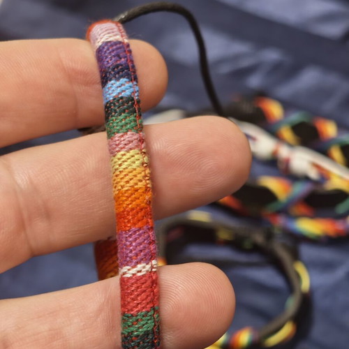 Macrame bracelets new, multicolor and black