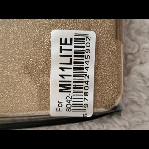Xiaomi mi 11 lite case gold new