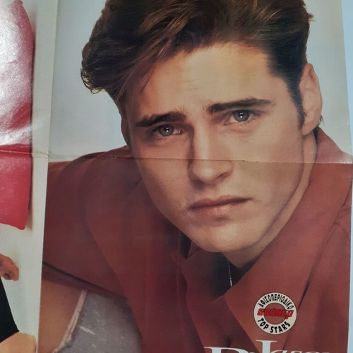 Authentic old posters Michael Jackson, Jennie Garth, Tom Cruise used, pack of 3