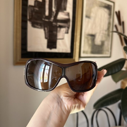 Y2K sunglasses like new, black and purple