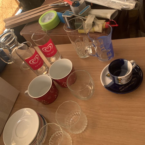 Various glasses used, sold together