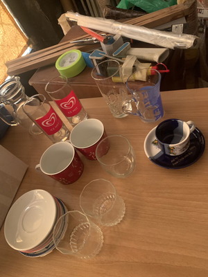 Various glasses used, sold together