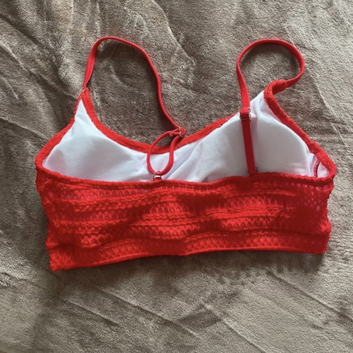 Red swimsuit like new, size M