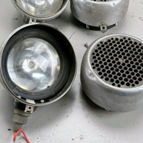 Vintage car beam headlights used in very good condition