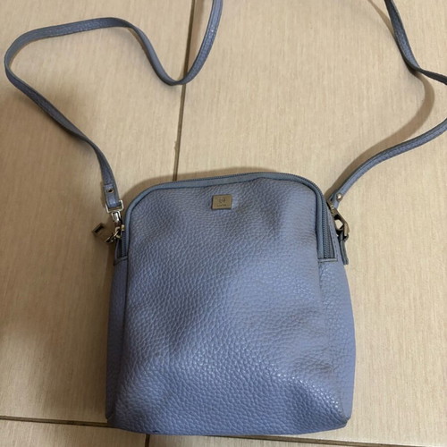 KEM shoulder bag used, crossbody, blue spring color