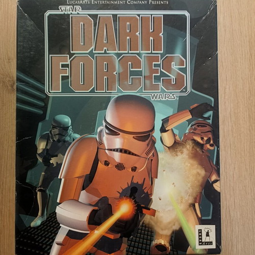 Starwars Dark Forces PC Big Box used, MSDOS action shooting game