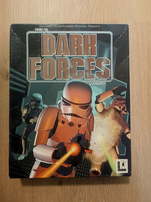Starwars Dark Forces PC Big Box used, MSDOS action shooting game