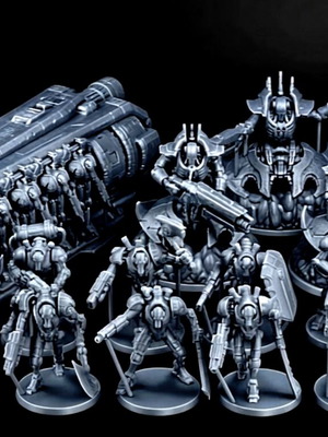 Necro Mechanica proxy basic army sci-fi miniatures