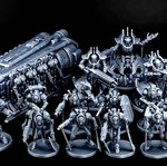 Necro Mechanica proxy basic army sci-fi miniatures