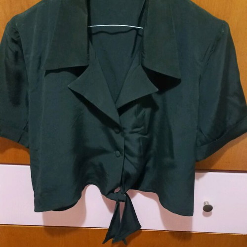 Short shirt used, black, size S