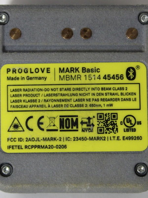 Proglove MARK Basic MBMR 1514 barcode scanner refurbished