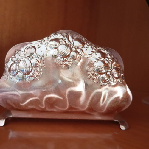 Vintage silver-plated napkin holder by Quist, like new