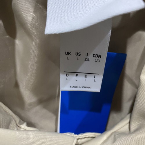 Adidas Tour Coach Jacket new, beige