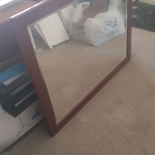 Large mirror cherry wood like new