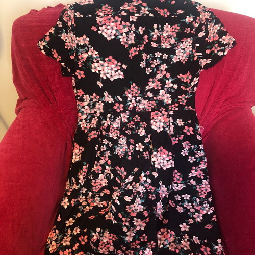 Dorothy Perkins floral short-sleeve dress new, size L