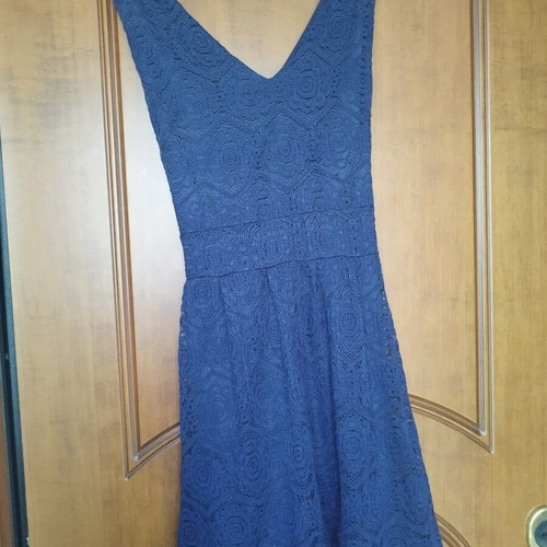 Mela London navy δαντελένιο φόρεμα XL σαν καινούργιο