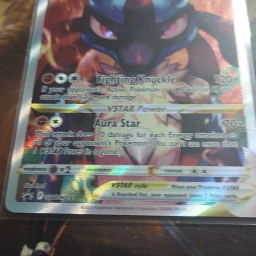 Lucario VSTAR Promo SWSH291 card new