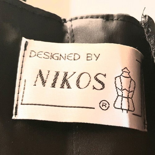 Silk corset black Small like new, Designed By Nikos