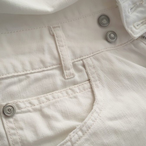 Summer white denim salopette Mango size S like new
