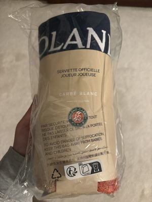 Roland Garros 2026 Towel new, authentic, original packaging