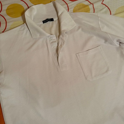 Men's short-sleeve shirt white, like new size L
