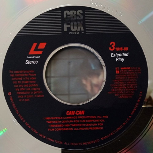 Can-Can (1960) LaserDisc like new, musical