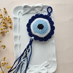 Evil Eye Handmade Crocheted Wall Decor