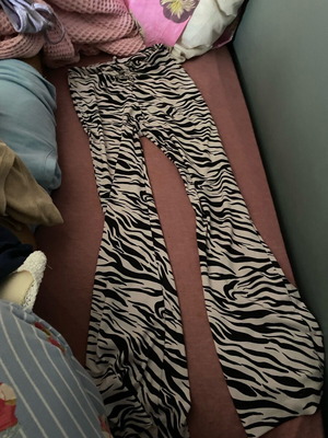 Zebra print tight pants size XS