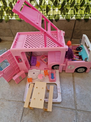 Mattel Barbie Dream Camper σαν καινούργιο 3σε1
