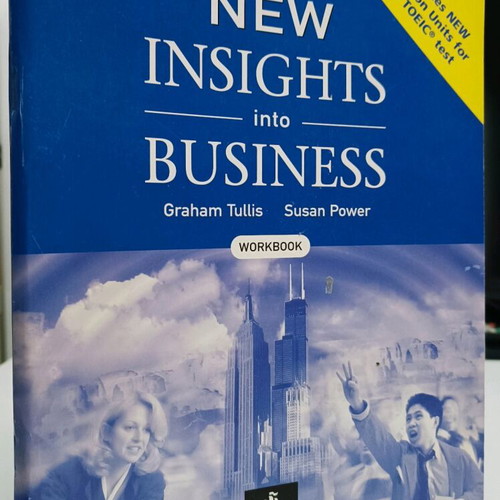 New Insights Into Business Workbook used with minimal notes