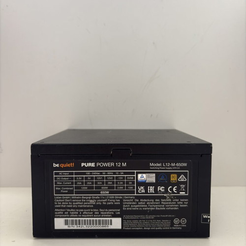be quiet! Pure Power 12 M 650W power supply