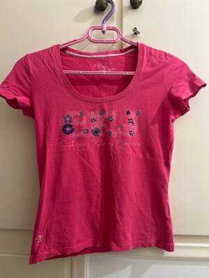 Calvin Klein blouse used, pink, size M