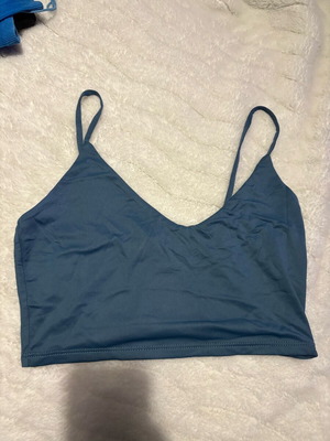 Bershka blue top new size M