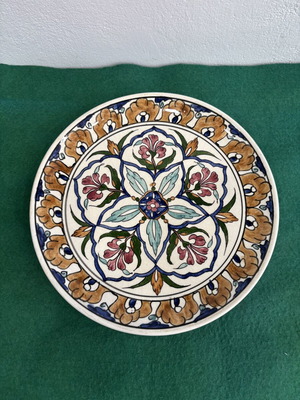 Decorative plate Rhodes Lindos used, 28cm