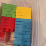 Plastic building blocks