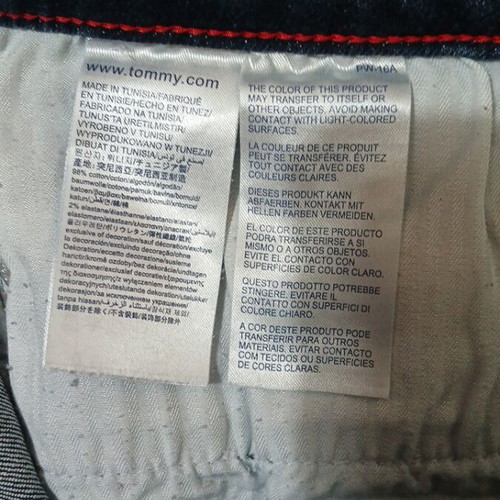Tommy Hilfiger denim skirt like new, elastic, blue, sizes XS S