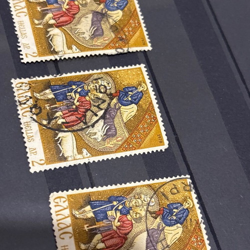 Christmas 1970 Stamps used, set of 3 from Greece