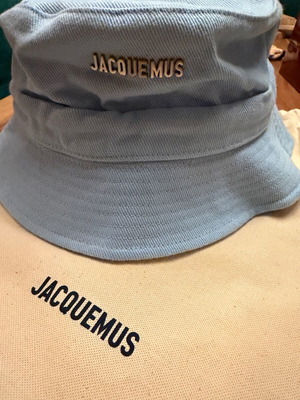 Jacquemus Le Bob Gadjo hat new, turquoise, size medium 58