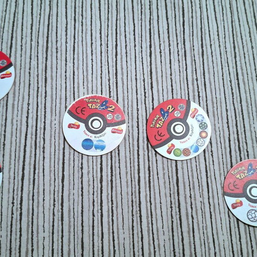 Pokemon vintage tazos set of 6