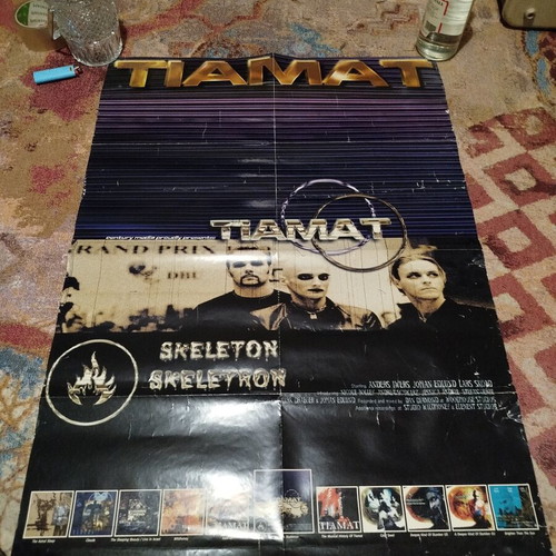 Tiamat επίσημο πόστερ μεταχειρισμένο από το άλμπουμ Skeleton Skeletron