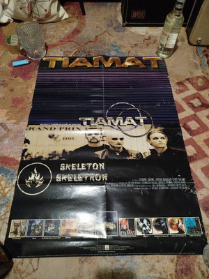 Tiamat επίσημο πόστερ μεταχειρισμένο από το άλμπουμ Skeleton Skeletron