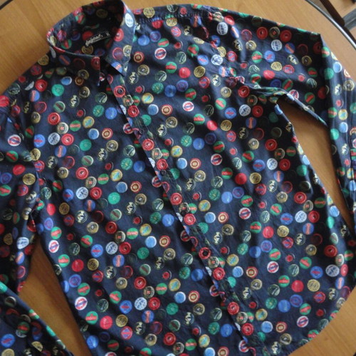 Desigual men's shirt XL like new, 100% cotton, colorful