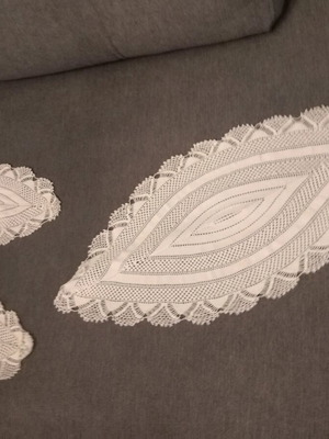 Handmade Crochet Doilies Set of 3 Like New