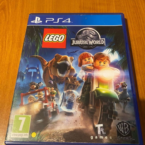 LEGO Jurassic World PS4 used, moderate CD condition