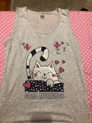 Γυναικείο πάνω μέρος πιτζάμας Miss LALE γκρι like new, μέγεθος S