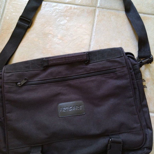 Laptop bag used with repairable damage