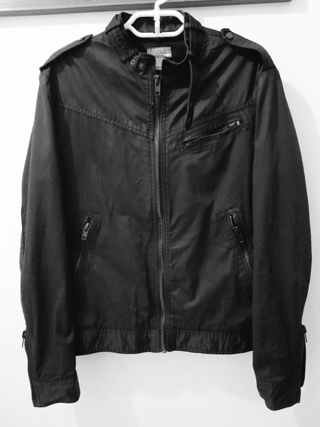 Υφασμάτινο jacket Large (biker style) ανοιξιάτικο