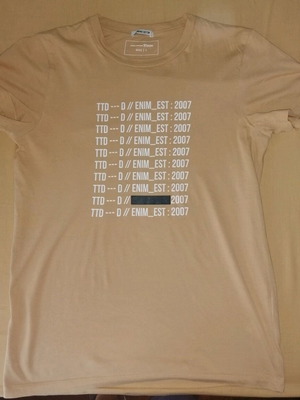 T-shirt εκρού Tom Tailor