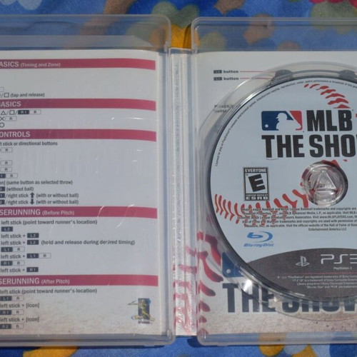 MLB 12: The Show PS3 game used, sports baseball simulation