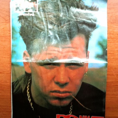 Newkids on the Block collectible poster 1980s 1990s used